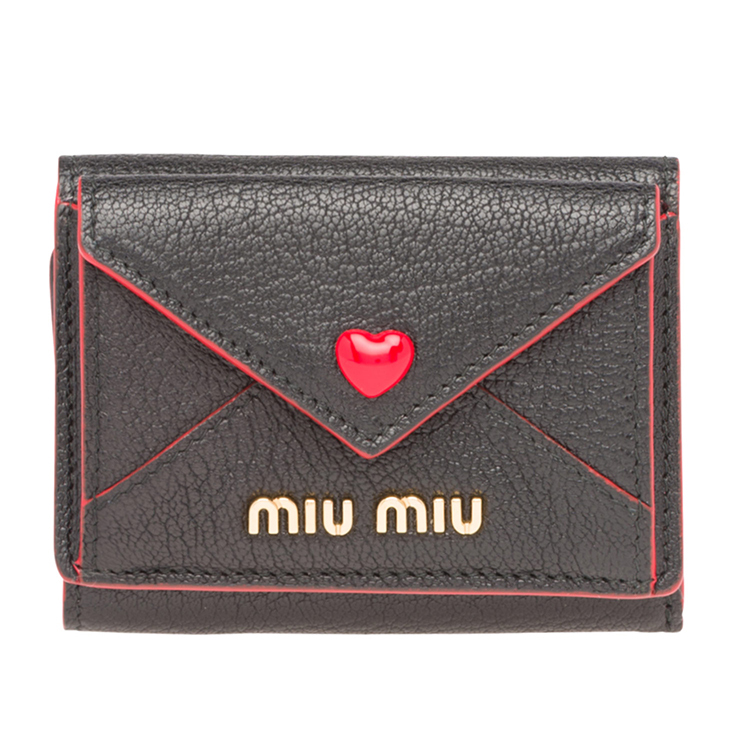 MIU MIU pocket wallet_Black
