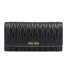 MIU MIU pocket wallet_Black
